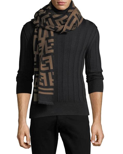 fendi scarf men|fendi acrylic scarf.